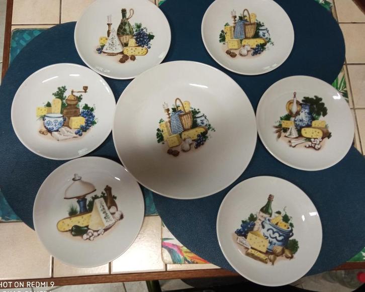 vintage  kaasservies van kahla, Antiek en Kunst, Antiek | Servies compleet, Ophalen of Verzenden
