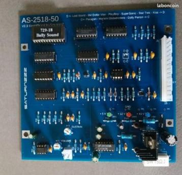 Carte Son Neuve pour Bally AS-2518-50 et AS-2518-32 beschikbaar voor biedingen