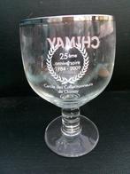 Glas op statief CHIMAY CERCLE DES COLLECTIONNEURS 25e verjaa, Verzamelen, Ophalen of Verzenden, Nieuw, Glas of Glazen, Overige merken