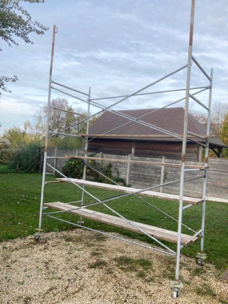 rolsteiger, Doe-het-zelf en Bouw, Steigers, Gebruikt, Rolsteiger of Kamersteiger, 2 tot 5 meter, Ophalen