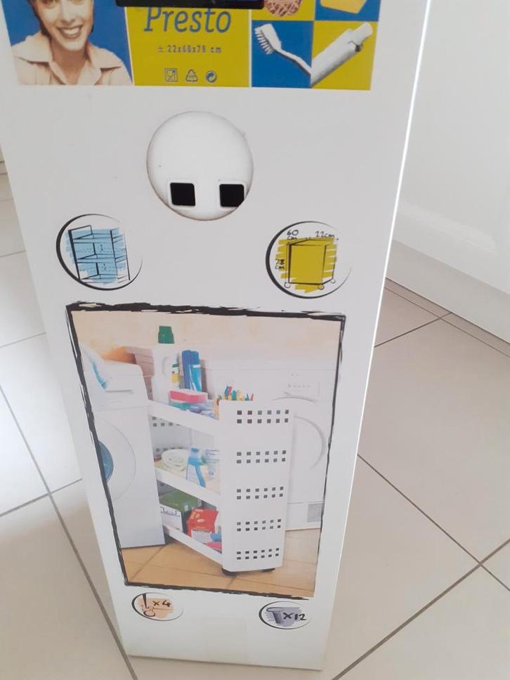Opbergsysteem op wieltjes., Huis en Inrichting, Kasten | Overige, Nieuw, Ophalen