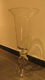 glazen vaas voor een kaars, Huis en Inrichting, Woonaccessoires | Vazen, Glas, Zo goed als nieuw, 50 tot 75 cm, Ophalen