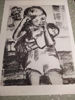 Houtskool godfried theunynk, Ophalen