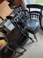 8 verschillende zwarte stoelen., Huis en Inrichting, Ophalen, Gebruikt