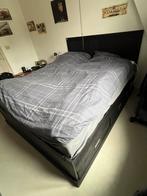 Sommier 140cm x 200cm IKEA., Maison & Meubles, Chambre à coucher | Lits boxsprings, Noir, Queen size, Utilisé, 140 cm