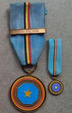 Medaille gewapende humanitaire ops RED BEAM + mini, Verzamelen, Ophalen of Verzenden, Overige soorten, Lintje, Medaille of Wings
