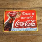 Emaille coca-cola bordje 2002, Collections, Marques & Objets publicitaires, Utilisé, Enlèvement ou Envoi