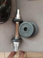 Halter met gewichten 2x0,50kg, 2x1,25kg, Sport en Fitness, Ophalen, Zo goed als nieuw