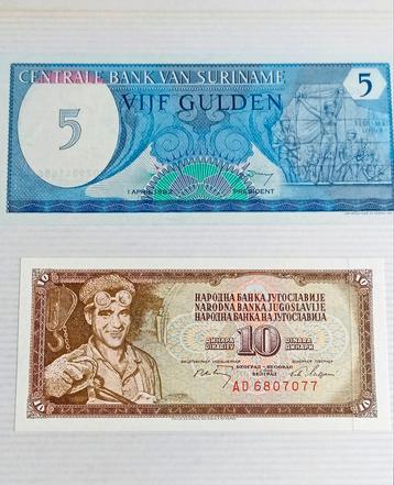 Knal prijs! Buitenkans Diverse Bankbiljetten uit buitenland. beschikbaar voor biedingen