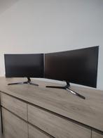 2x Samsung 27" curved monitor, Computers en Software, Monitoren, Ophalen of Verzenden, Zo goed als nieuw, HD, HDMI
