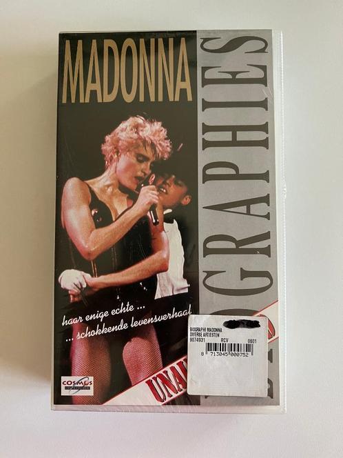 VHS Madonna Unauthorized Biographies, Cd's en Dvd's, VHS | Documentaire, Tv en Muziek, Nieuw in verpakking, Documentaire, Vanaf 12 jaar