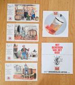 Lot STELLA ARTOIS : 4 Cartes Postales & 2 livrets brasserie, Verzamelen, Verzenden, Gebruikt, Overige typen, Stella Artois