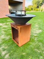 Barbecue plancha en acier corten Vale&design, Jardin & Terrasse, Comme neuf