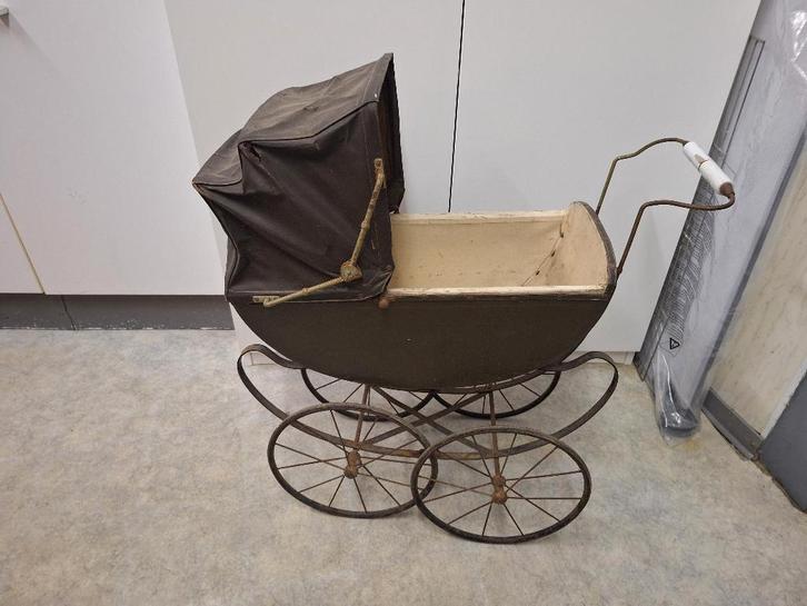 oude poppenwagen, begin 1900, Antiek en Kunst, Curiosa en Brocante, Ophalen of Verzenden