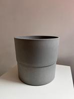 Bloempot - grijs - 19 cm, Ophalen, Kunststof, Rond, Tuin