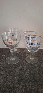 4 Westmalle trappistenbier glazen, prijs samen, Verzamelen, Ophalen, Nieuw