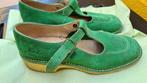 Chaussures Kickers vintage cuir vert pt 41, Comme neuf, Vert, Enlèvement ou Envoi