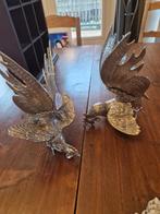 2 coqs en métal argenté 45€ (pour 2 pièces ensemble), Enlèvement