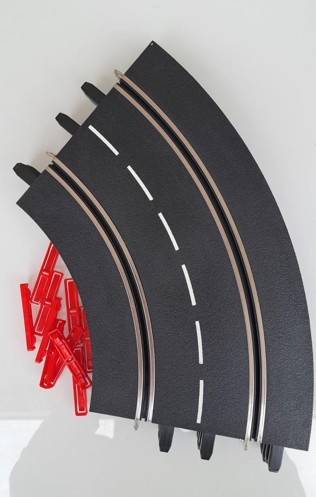 Carrera Evolution/Digital 4 curven 1/60 graden (20571), Kinderen en Baby's, Speelgoed | Racebanen, Zo goed als nieuw, Racebaan