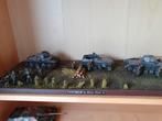 Diorama Tweede Wereldoorlog panzer Wehrmacht, Ophalen, Zo goed als nieuw, Diorama