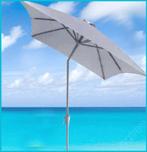 Balkonparasol + Voet + Hoes, Ophalen, Zo goed als nieuw, Parasolhoes, Kantelbaar