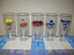 Batman & Robin - Glas - Glazen - Stripfiguur - Warner Bros, Verzamelen, Stripfiguren, Ophalen of Verzenden, Overige figuren, Zo goed als nieuw
