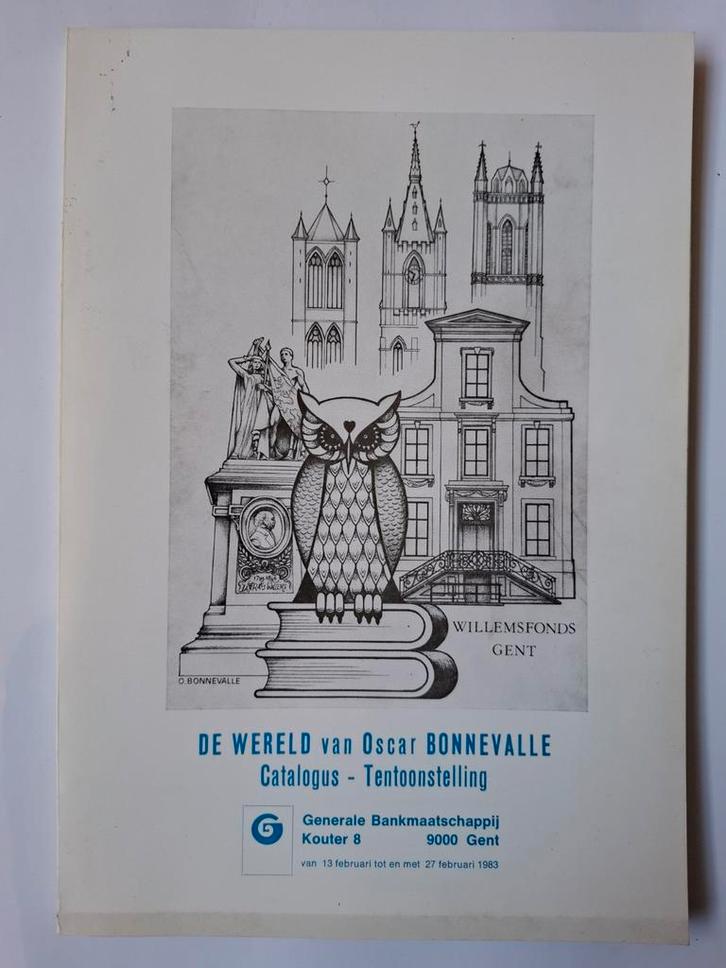 Oscar Bonnevalle, Boeken, Catalogussen en Folders, Gelezen, Catalogus, Ophalen