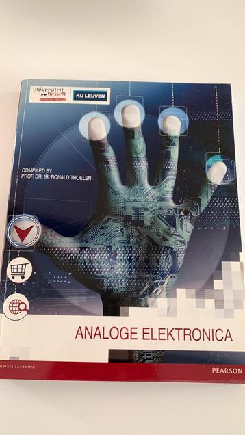 Boek Analoge Elektronica, Enlèvement ou Envoi, Comme neuf