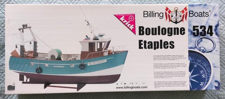 Billing boats BB534 kit Boulogne Etaples, Hobby en Vrije tijd, Modelbouw | Boten en Schepen, Zo goed als nieuw, Groter dan 1:32