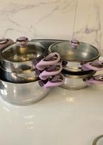 Batterie de cuisine, Inox, Enlèvement, Utilisé, Plaque céramique