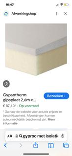 Pir 10 cm met gyrpoc 120x260, Doe-het-zelf en Bouw, Isolatie en Afdichting, Ophalen, Zo goed als nieuw