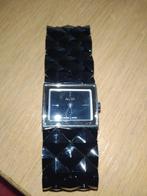 Montre femme noire alfex neuve, Nieuw, Ophalen of Verzenden, Polshorloge