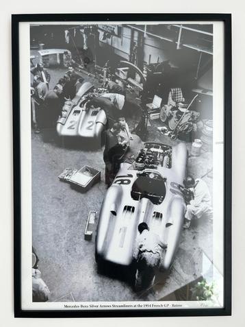 Gelimiteerde poster Formule 1 Gran Prix Reims 1954 + COA beschikbaar voor biedingen