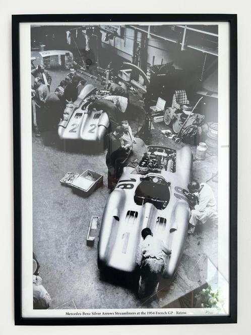 Gelimiteerde poster Formule 1 Gran Prix Reims 1954 + COA, Huis en Inrichting, Woonaccessoires | Schilderijen, Tekeningen en Foto's