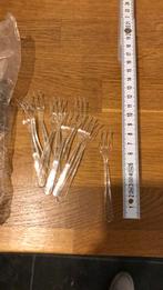 Plastiek vorkjes - 10 cm - 130 stuks - NIEUW, Enlèvement ou Envoi