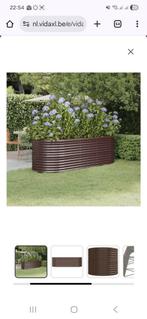 4 X vidaXL Plantenbak 224x80x68
cm gepoedercoat staal bruin, Enlèvement, Neuf