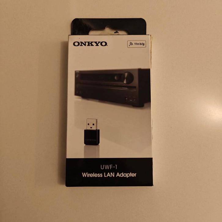 Onkyo UWF-1 Wireless LAN Adapter, Audio, Tv en Foto, Versterkers en Ontvangers, Zo goed als nieuw, Onkyo, Ophalen of Verzenden
