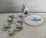 kleine keramische dinette in Delfts blauwe stijl., Ophalen of Verzenden