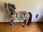 carrousel paard in hout en geschilderd, Ophalen