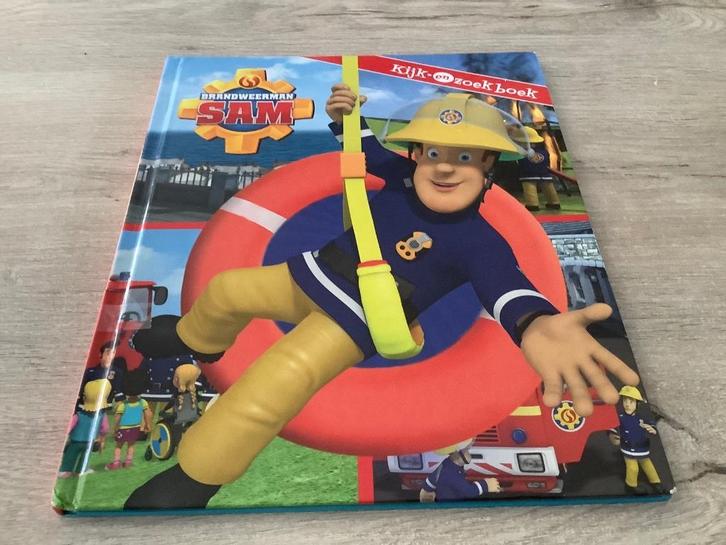 Brandweer Sam kijk- en zoekboek (2014), Boeken, Kinderboeken | Kleuters, Zo goed als nieuw, Non-fictie, 4 jaar, Jongen of Meisje