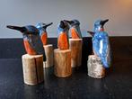 ijsvogel keramiek raku, Antiek en Kunst, Ophalen of Verzenden