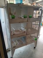 vogel kooien metaal op wielen en materiaal, Dieren en Toebehoren, Ophalen, Gebruikt