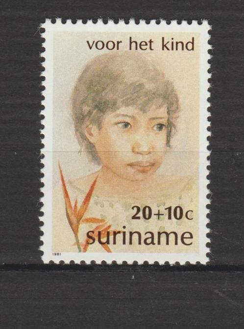 Suriname 1981 Enfant indienne 20c+10c **, Timbres & Monnaies, Timbres | Surinam, Non oblitéré, Envoi
