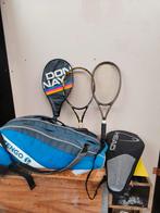 3rackets incl sportzak, Ophalen of Verzenden, Gebruikt