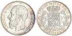 België 5 Fr. 1875 Zilver, Leopold Ii. Sup, Postzegels en Munten, Zilver, Zilver, Ophalen, Losse munt