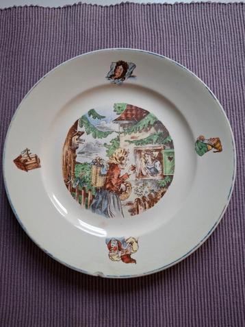 Kinder eetbordje jaren 1950. Vintage beschikbaar voor biedingen
