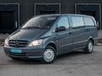 Mercedes Vito 2.2L Dubbel Cabine 5 zitplaatsen, Auto's, Euro 5, Zwart, 2000 kg, Blauw