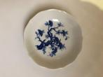 Wit-blauw sierbordje Ø14cm, Ophalen of Verzenden