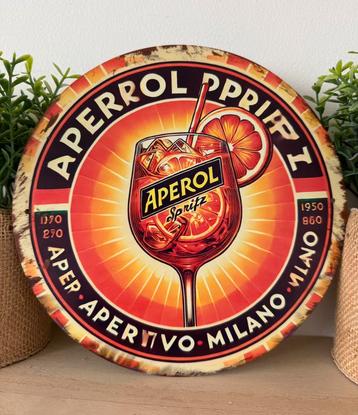 Metalen reclamebord Aperol beschikbaar voor biedingen