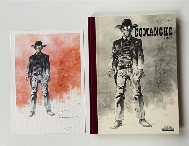 Comanche Luxe retro 4 auteursex gesigneerd E/Z, Boeken, Stripverhalen, Ophalen of Verzenden